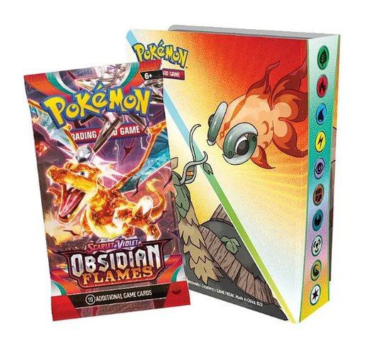 Pokemon TCG: Scarlet & Violet Obsidian Flames Mini Portfolio + 1 Booster Pack